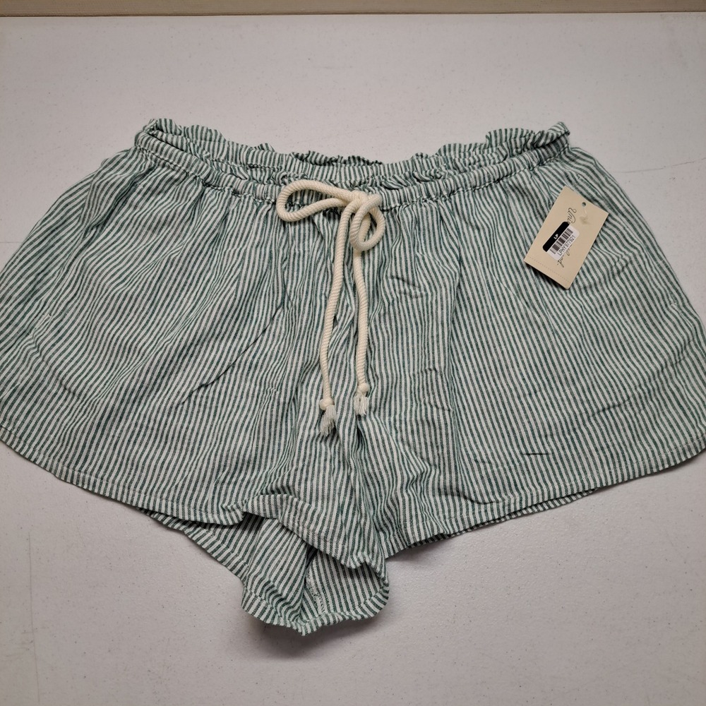 Universal Thread Womens Shorts L NWT Paperbag Waist High-Rise Linen 1992-176